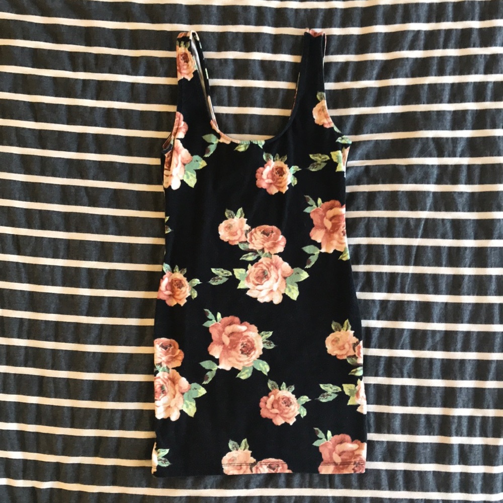 Black Floral Dress